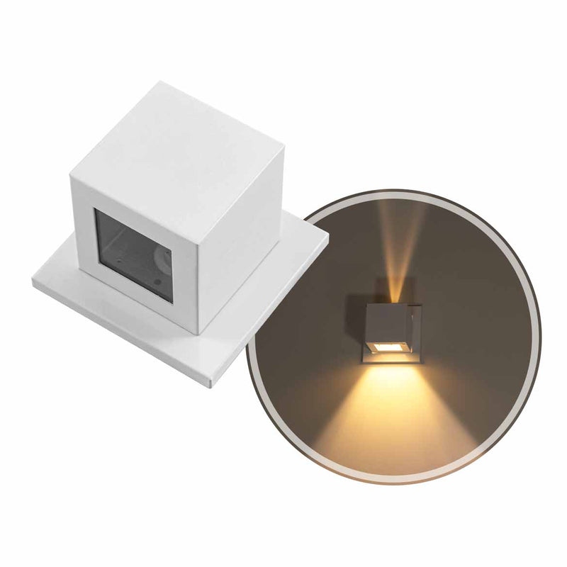 Arandela Cubo Facho Fenda e Foco para G9 ST2942