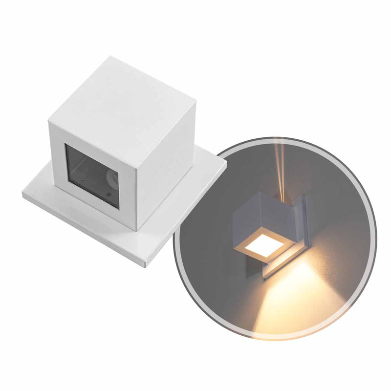 Arandela Cubo Facho Fenda e Foco para G9 ST2942