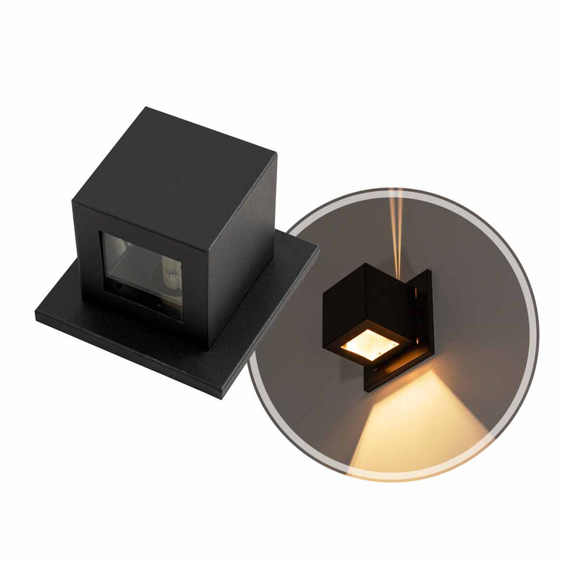Arandela Cubo Facho Fenda e Foco para G9 ST2942