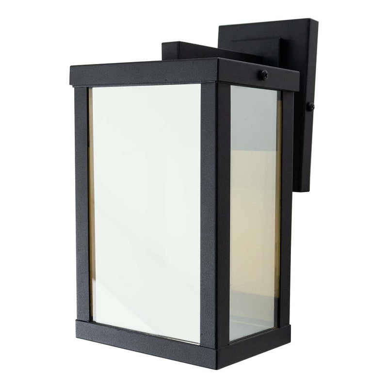 Luminária Arandela de Parede Externa 4 Vidros Reflecta Retrô 1XE27 Em Alumínio ST2948