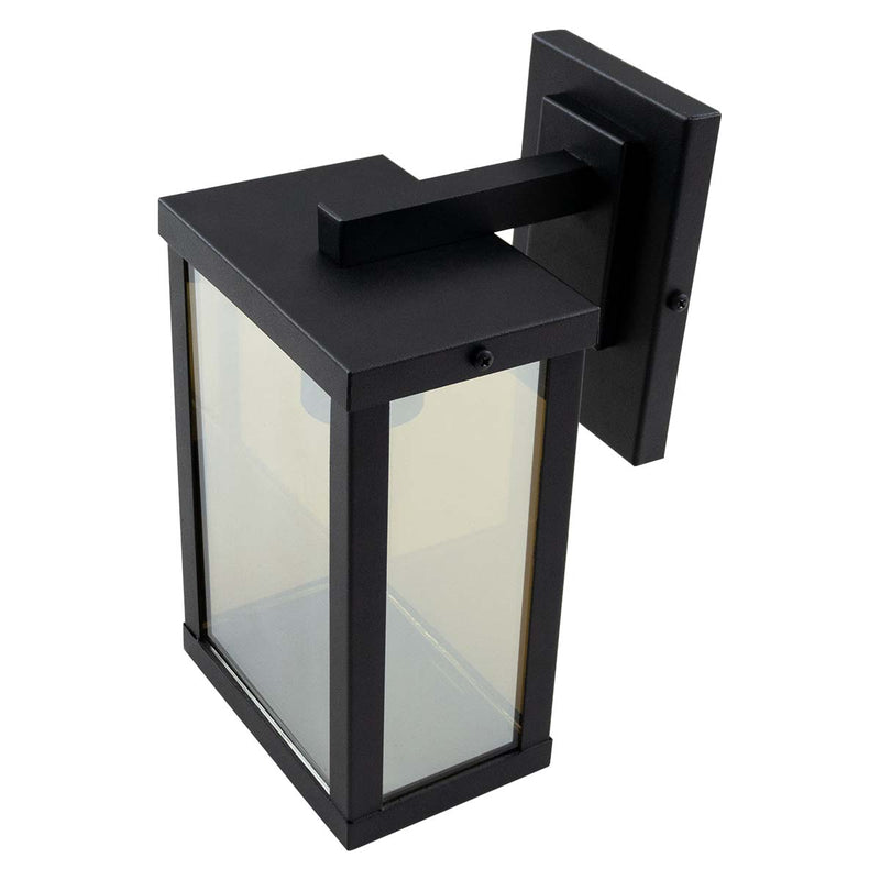 Luminária Arandela de Parede Externa 4 Vidros Reflecta Retrô 1XE27 Em Alumínio ST2948