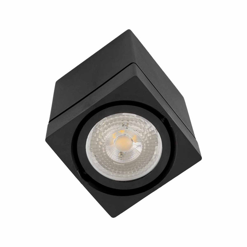 Spot Sobrepor Quadrado 9,5x9,5cm em ABS P/ PAR20 E27 SZ292/2S ST3032
