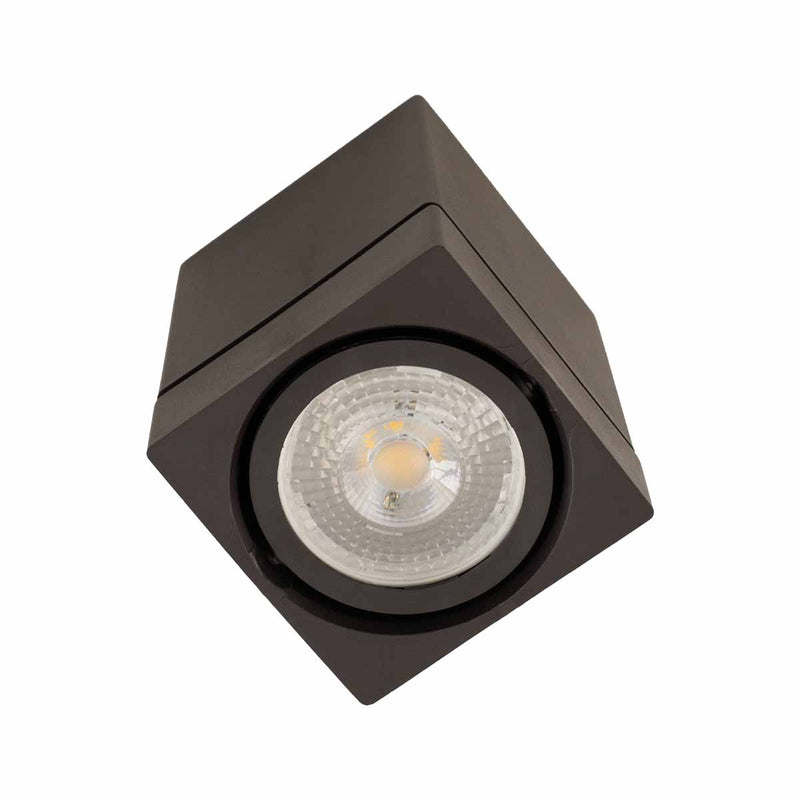 Spot Sobrepor Quadrado 9,5x9,5cm em ABS P/ PAR20 E27 SZ292/2S ST3032