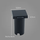 Spot Balizador p/ embutir solo ERAN 2 fachos LED 1W 3000K Nordecor ST2912-Nordecor-Starlumen