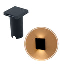 Spot Balizador p/ embutir solo ERAN 2 fachos LED 1W 3000K Nordecor ST2912-Nordecor-Starlumen