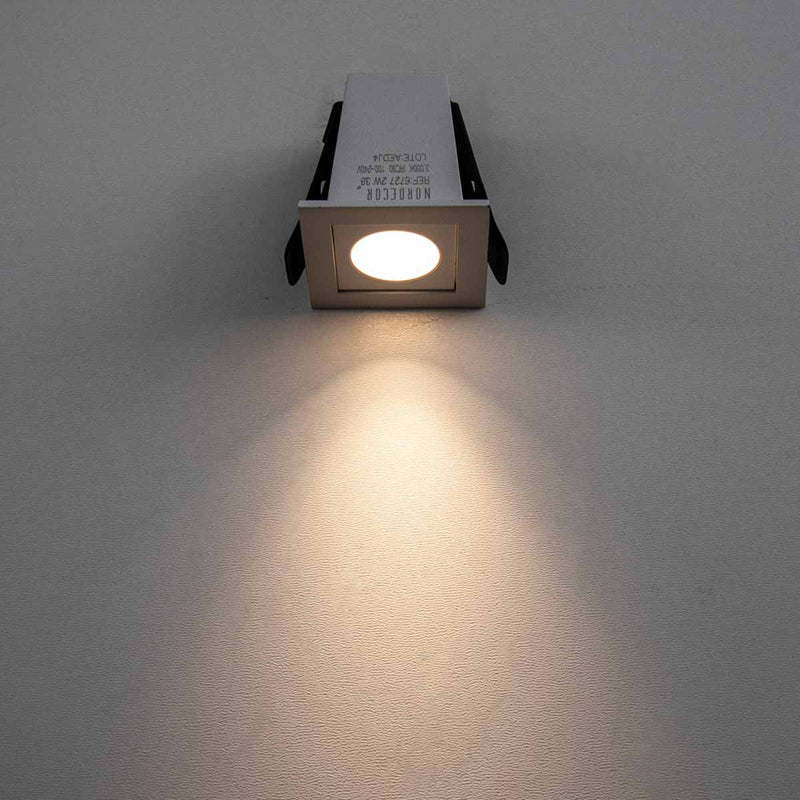 Spot Downlight Powerus Embutir 38° LED 2W Br. Quente 190lm 6727 Nordecor ST2992-Nordecor-Starlumen