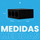 Spot Downlight Powerus Sobrepor 6W 540lm 3000k Preto 6400 Nordecor ST3159-Nordecor-Starlumen