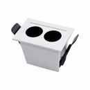 Spot Duplo Downlight Powerus Embutir 38° LED 4W Br. Quente 360lm 6371 NORDECOR ST2990-Nordecor-Starlumen