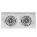 Spot Duplo Embutir Alumínio FIT CLICK Branco p/ 2x AR111 Falge ST2986-Falge-Starlumen