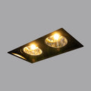 Spot Duplo de Embutir Recuado p/ 2x GU10 AR111 Pix ST3167-Pix Iluminação-Starlumen