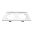 Spot Duplo de Embutir Recuado p/ 2x GU10 AR111 Pix ST3167-Pix Iluminação-Starlumen