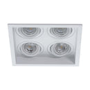 Spot Embutido Quadruplo Recuado Branco 12,5x12,5CM P/ 4 MR11 GU10 Save Energy SE-330.3127 ST2840-Save Energy-Starlumen