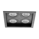 Spot Embutido Quadruplo Recuado Preto 17,5x17,5CM P/ 4 MR16 GU10 Save Energy SE-330.2898 ST2841-Save Energy-Starlumen