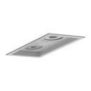 Spot Embutir Duplo Recuado Branco 13x23,5cm P/ 2 PAR20 Save SE-330.2902 ST2829-Save Energy-Starlumen