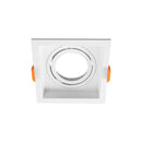 Spot Embutir Loyo Quadrado Branco P/ PAR20 IP20 Policarbonato 6826 Nordecor ST3235-NORDECOR-Starlumen