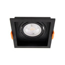Spot Embutir Loyo Quadrado Preto P/ PAR20 IP20 Policarbonato 6827 Nordecor ST3235-NORDECOR-Starlumen