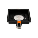 Spot Embutir Loyo Quadrado Preto P/ PAR20 IP20 Policarbonato 6827 Nordecor ST3235-NORDECOR-Starlumen