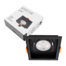 Spot Embutir Loyo Quadrado Preto P/MR16 IP20 Policarbonato 6821 Nordecor ST3235-NORDECOR-Starlumen