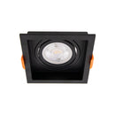 Spot Embutir Loyo Quadrado Preto P/MR16 IP20 Policarbonato 6821 Nordecor ST3235-NORDECOR-Starlumen