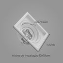 Spot Embutir Orientável Recuado p/ LED AR70 GU10 Interlight IL4703 ST2852-Interlight-Starlumen