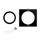 Spot Embutir Quadrado Recuado Foco Orientável ABS p/ AR111 GU10 Delis ST3249-Delis-Starlumen