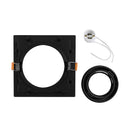 Spot Embutir Quadrado Recuado Foco Orientável ABS p/ AR70 GU10 Delis ST3249-Delis-Starlumen