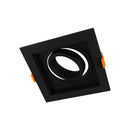 Spot Embutir Quadrado Recuado Foco Orientável ABS p/ AR70 GU10 Delis ST3249-Delis-Preto-Starlumen