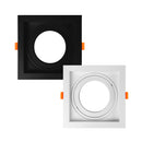 Spot Embutir Quadrado Recuado Foco Orientável ABS p/ AR70 GU10 Delis ST3249-Delis-Starlumen