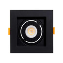 Spot Embutir Quadrado Recuado Foco Orientável ABS p/ MR11 GU10 Delis ST3249-Delis-Starlumen