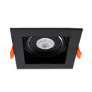 Spot Embutir Quadrado Recuado Foco Orientável ABS p/ MR11 GU10 Delis ST3249-Delis-Starlumen