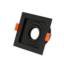 Spot Embutir Quadrado Recuado Foco Orientável ABS p/ MR11 GU10 Delis ST3249-Delis-Preto-Starlumen