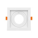 Spot Embutir Quadrado Recuado Foco Orientável ABS p/ MR16 GU10 Delis ST3249-Delis-BRANCO-Starlumen