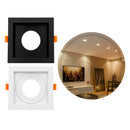 Spot Embutir Quadrado Recuado Foco Orientável ABS p/ MR16 GU10 Delis ST3249-Delis-Starlumen