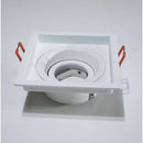 Spot Embutir Quadrado Recuado Orientável P/ Led Gu10 IL47011 St47011 *-Spots-Starlumen