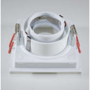 Spot Embutir Quadrado Recuado Orientável P/ Led Gu10 IL47011 St47011 *-Spots-Starlumen
