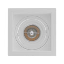 Spot Embutir Recuado Branco 13x13cm P/ LED AR70 GU10 Save Energy SE-330.1048 ST2830-Save Energy-Starlumen