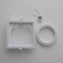 Spot Embutir Recuado Branco 17x17cm P/ LED AR111 GU10 Save Energy SE-330.1064 ST2834-Save Energy-Starlumen