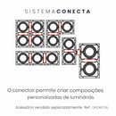 Spot Embutir Recuado Direcionavel Conecta Teto P/ LED AR111 Opus 80754 ST3274 - Branco-Spots-Starlumen