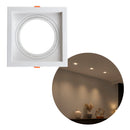 Spot Embutir Recuado Direcionavel Conecta Teto P/ LED AR111 Opus 80754 ST3274 - Branco-Spots-Starlumen