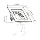 Spot Embutir Recuado Direcionavel Conecta Teto P/ LED Par20 Opus 80310 ST3274 - Branco-Spots-Starlumen