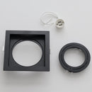 Spot Embutir Recuado Preto 13x13cm P/ LED AR70 GU10 Save Energy SE-330.1052 ST2830-Save Energy-Starlumen