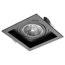 Spot Embutir Recuado Preto 13x13cm P/ LED AR70 GU10 Save Energy SE-330.1052 ST2830-Save Energy-Starlumen