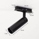 Spot LED Blet 5W 24° 3000k p/ Trilho Eletrificado Nordecor ST3132-Nordecor-Preto-Starlumen