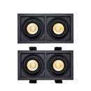 Spot LED Duplo de Embutir AIVA 14W 2700K 6482 Nordecor ST3056-Nordecor-Starlumen