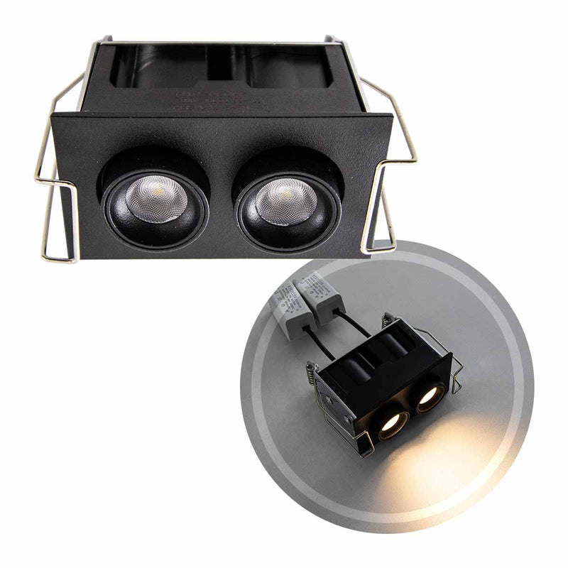 Spot LED Embutir Direcionável Kawi 4W 3000k Nordecor ST3225-Nordecor-Starlumen