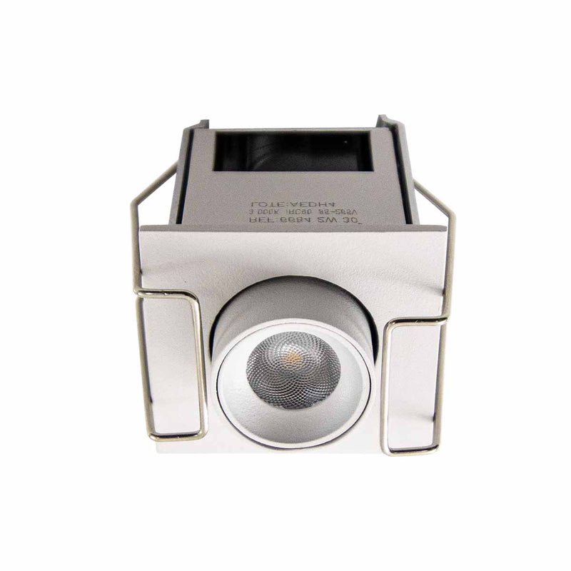 Spot LED Embutir Kawi Retrátil 2W 3000K IP20 IRC90 Nordecor ST3225