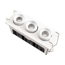 Spot LED Embutir Kawi Retrátil Triplo 6W 3000K IP20 IRC90 Nordecor ST3225-Nordecor-Starlumen