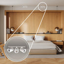 Spot LED Embutir Kawi Retrátil Triplo 6W 3000K IP20 IRC90 Nordecor ST3225-Nordecor-Starlumen