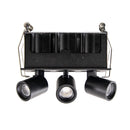 Spot LED Embutir Kawi Retrátil Triplo 6W 3000K IP20 IRC90 Nordecor ST3225-Nordecor-Preto-Starlumen