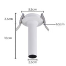 Spot LED Embutir LEA Direcionável 24° 13CM 5W 2700K NORDECOR ST2924-Nordecor-Starlumen